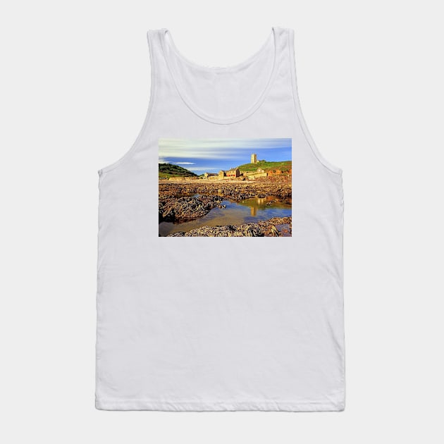 Wembury Beach & St Werburghs Church Tank Top by galpinimages